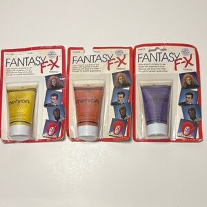 Mehron Fantasy FX Costume Makeup Set - Yellow, Orange, Purple